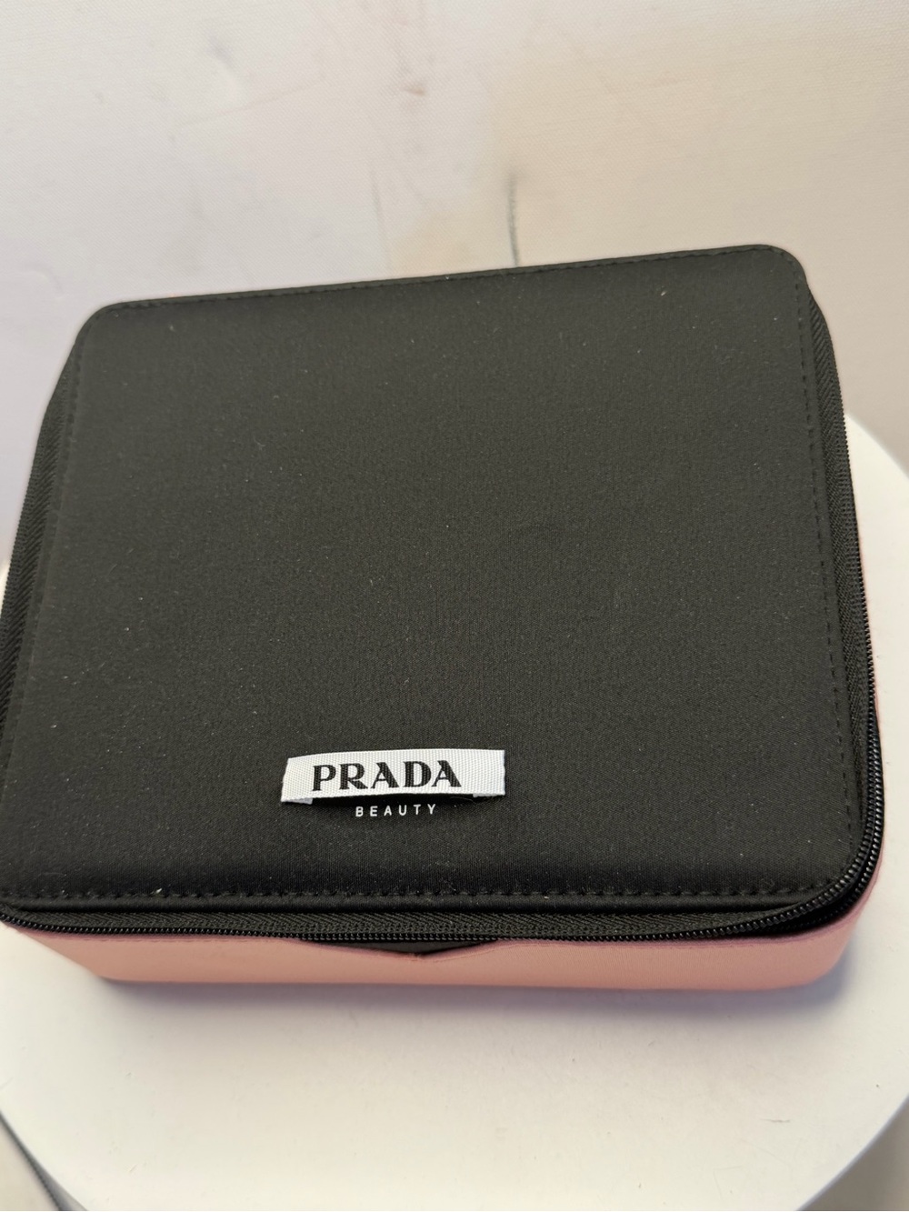 Prada Beauty Black Travel Cosmetic Case